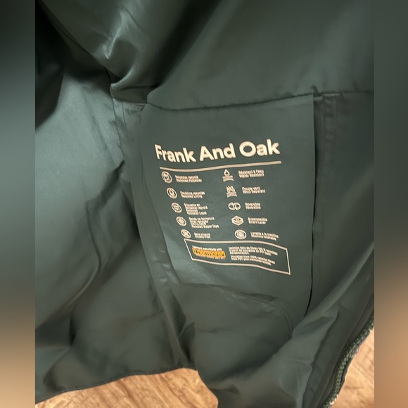 Frank & Oak Skyline Reversible Maxi Bomber Jacket XS EUC - Picture 3 of 5